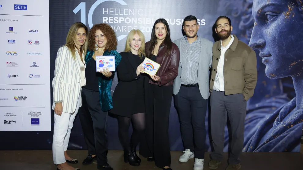 Η ομάδα Επικοινωνίας του Ομίλου ΗΡΑΚΛΗΣ αναδείχθηκε "Ομάδα CSR της Χρονιάς"