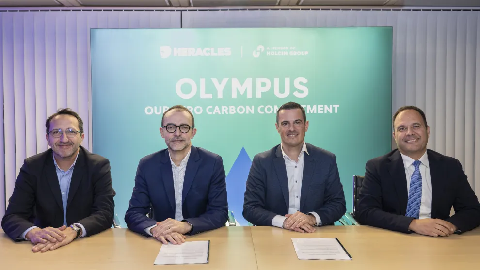 HERACLES, a member of Holcim Group signed a Front-End Engineering Design (FEED)  contract with Air Liquide for the OLYMPUS Carbon Capture Project