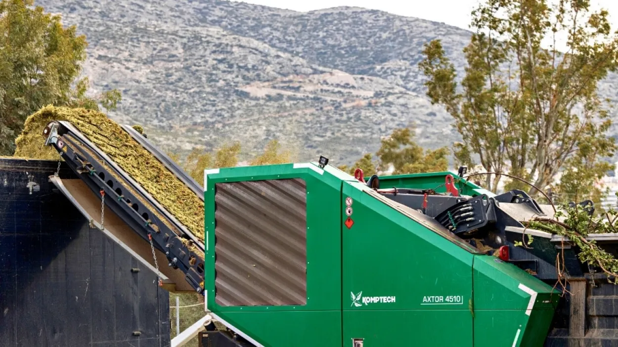 Geocycle Hellas machine recycling branches