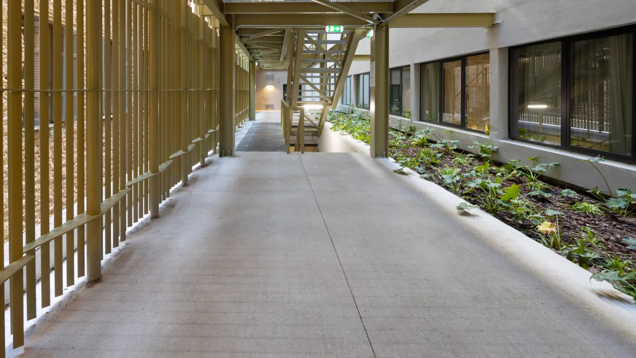 Artevia Stone code3 Moxy Hotel Athens exit patio