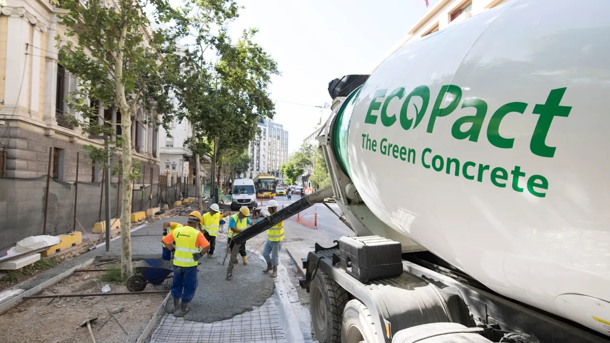 Lafarge Σκυροδέτηση Πανεπιστημίου 