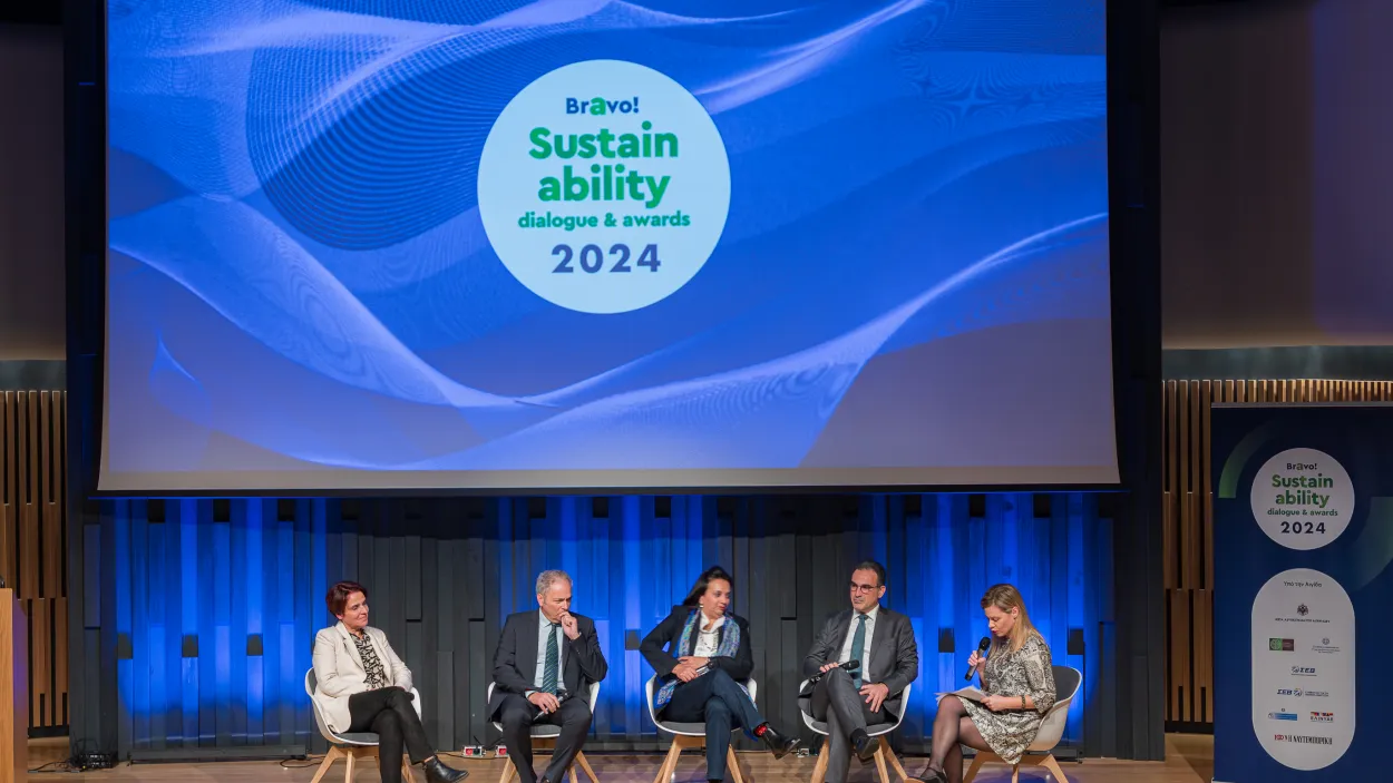 Φωτογραφία από το panel Bravo Awards Λένα Μπέλση