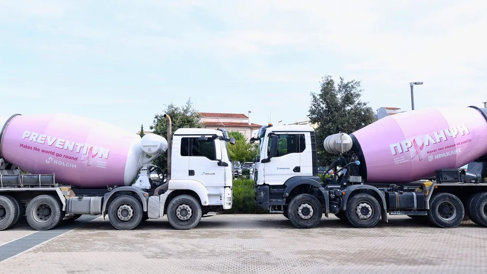 Ο Όμιλος ΗΡΑΚΛΗΣ ντύνει στα ροζ μπετονιέρες του και στέλνει μήνυμα Πρόληψης ενάντια στον Καρκίνο του Μαστού