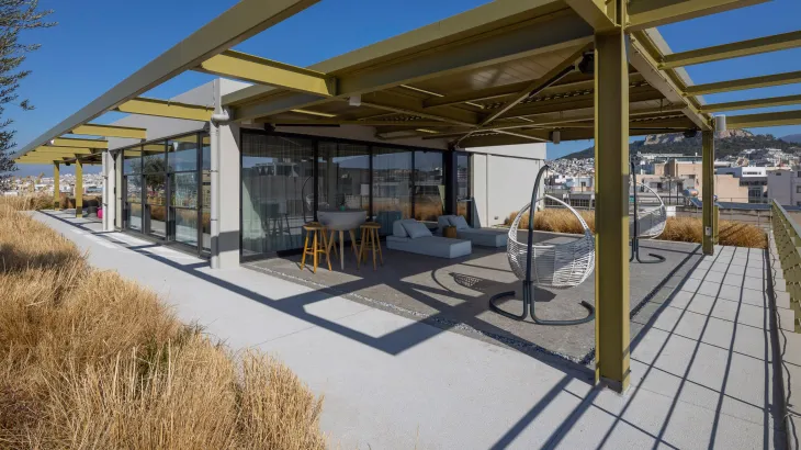 Moxy Athens Hotel Rooftop Artevia Stone 