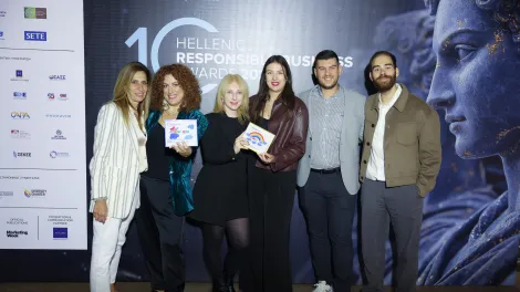 Η ομάδα Επικοινωνίας του Ομίλου ΗΡΑΚΛΗΣ αναδείχθηκε "Ομάδα CSR της Χρονιάς"