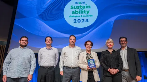 Ομάδα Geocycle Hellas - Φωτογραφία από την βράβευση